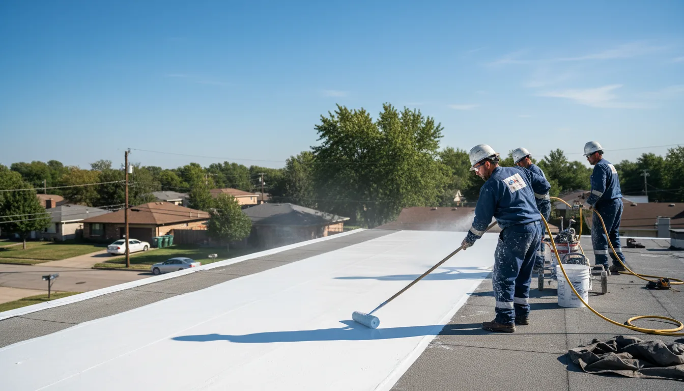 Commercial roof coating in Stockholm, WI near me